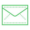 Green envelope icon indicating email contact